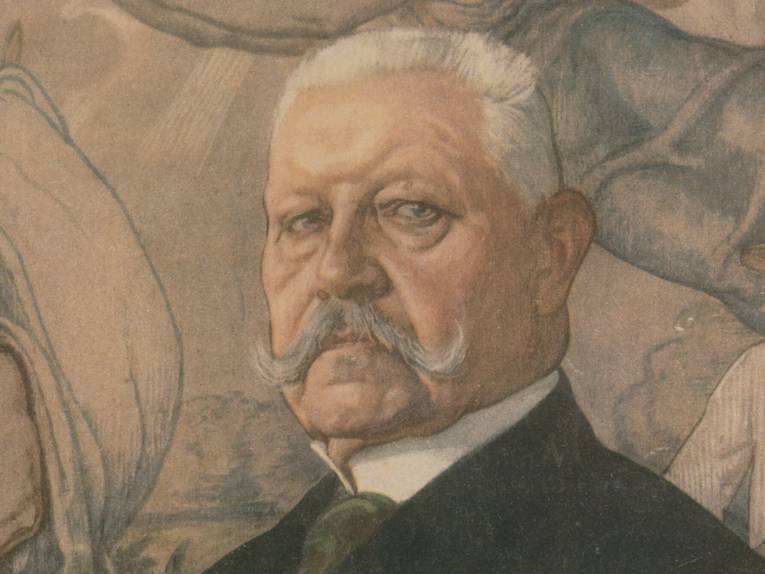 Zeitschrift „Die Woche“ 1927 – Titelblatt (Ausschnitt) vom Sonderheft zu Paul von Hindenburgs (1847-1934) 80. Geburtstag.
